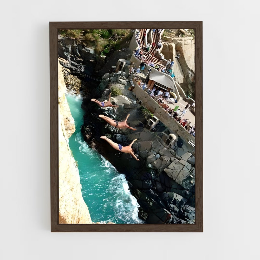 Poster quebrada de acapulco – affiche Plongeon de falaise (vue 5)